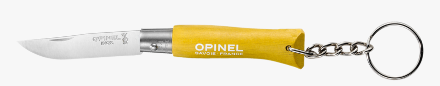 Pocket Knife Opinel No 4 S/s Keyring - Chain, HD Png Download
