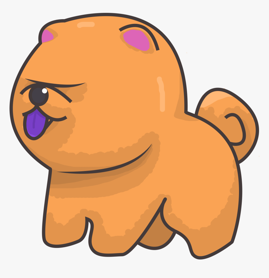 Chibi Chow Again Lucky S Sketch - Cartoon, HD Png Download