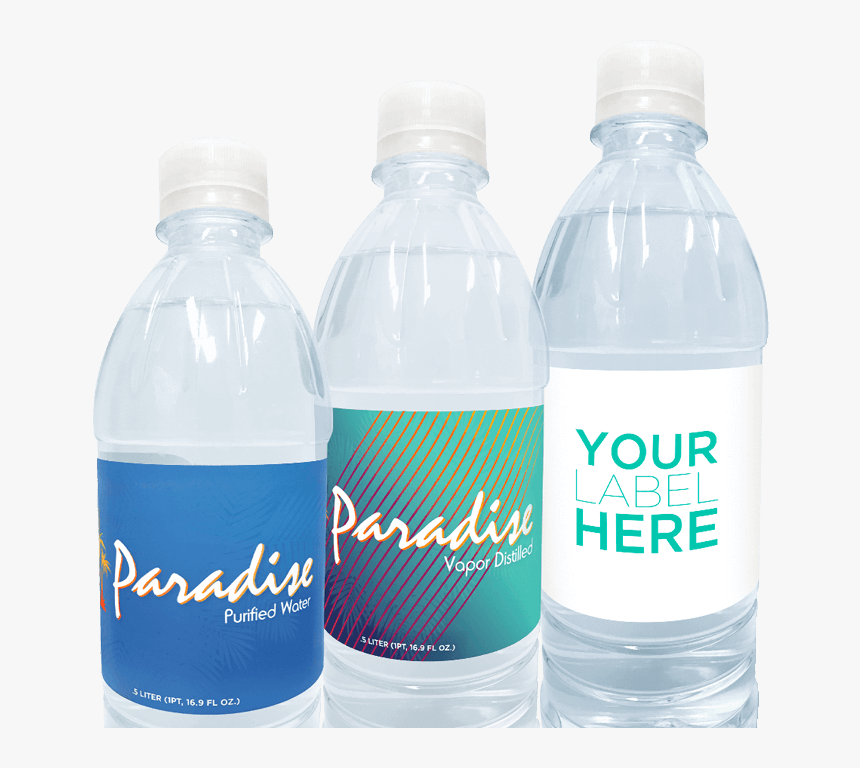 Water Bottle Label - Plastic Bottle, HD Png Download