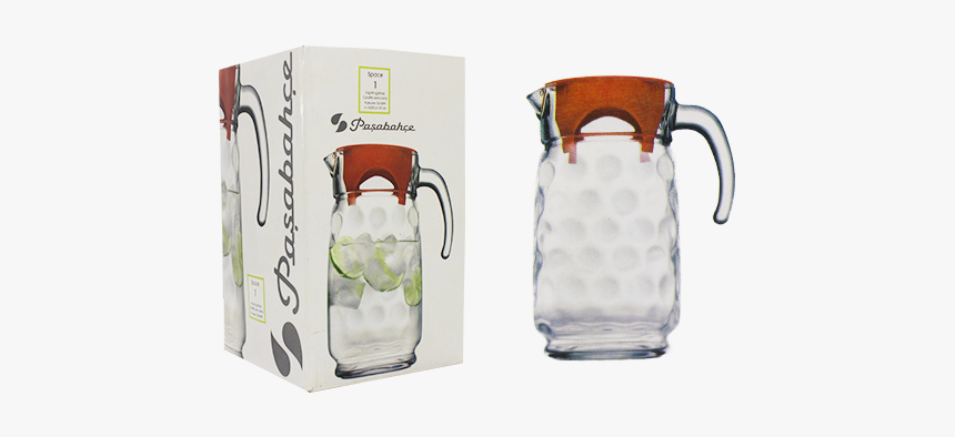 Pasabahce 43674 Space Jug With Plastic Red Cover - Jug, HD Png Download