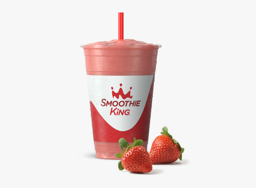 Sk Slim The Shredder Strawberry With Ingredients - Smoothie King Strawberry Smoothie, HD Png Download
