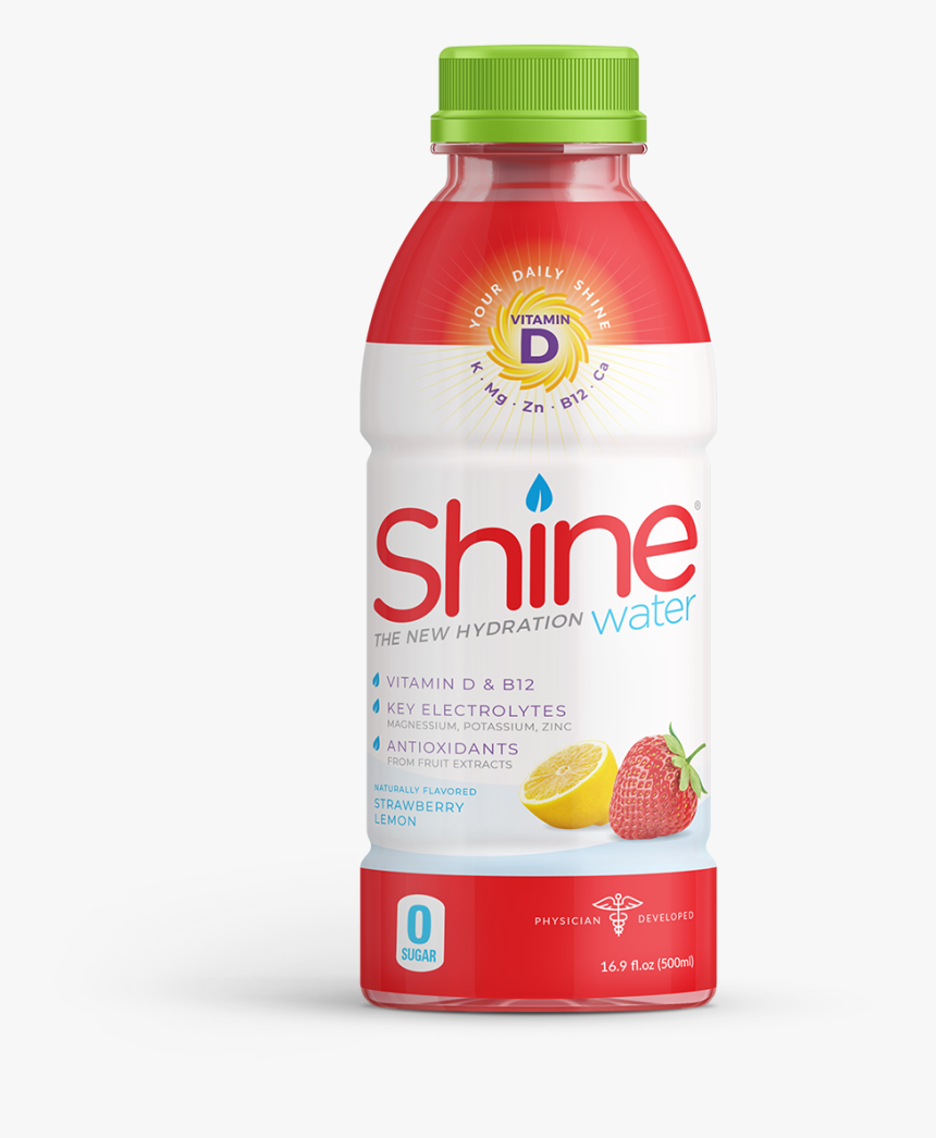 Purchase Strawberry Lemon - Shine Water, HD Png Download