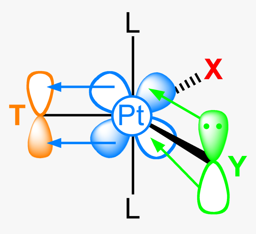 Trans Effect Trigonal Bipyramidal Intermediate Pi Orbitals - Trigonal Bipyramidal Complexes Orbitals, HD Png Download