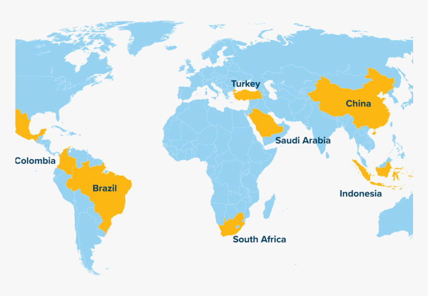 Gihe Where We Work Map - Iran In Africa Map, HD Png Download