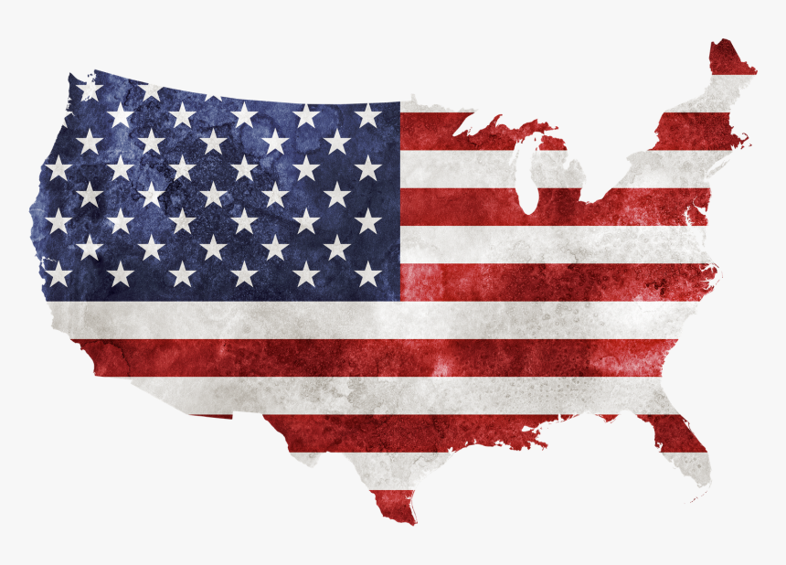 Stock Images Clipart Grunge Textured Flag Of The United - America With American Flag, HD Png Download