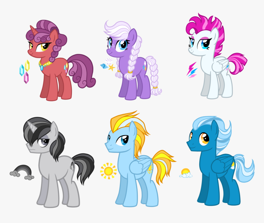 Thecheeseburger, Cute, Earth Pony, Female, Group, Male, - Cartoon, HD Png Download