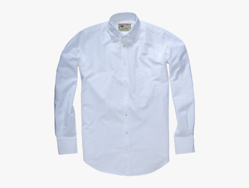 Gordon & Ferguson Classic Oxford Shirt White - Long-sleeved T-shirt, HD Png Download