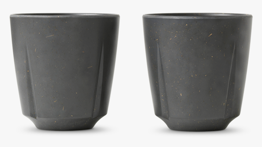 Gc Take Mug 32 Cl Dark Grey 2 Pcs Gc Take - Flowerpot, HD Png Download