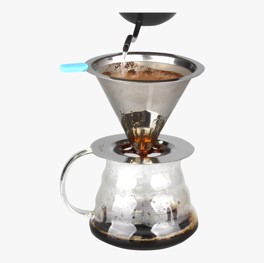 Transparent Funnel Clipart - 雲朵 玻璃 免 濾紙 手 沖 壺 組, HD Png Download