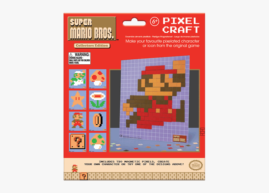 Super Mario Bros In Pixels, HD Png Download