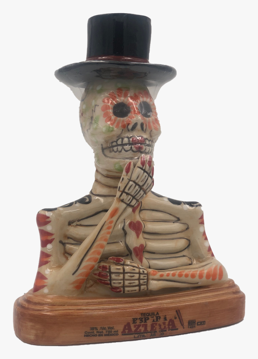 Espada Azteca Extra Añejo Skull 750ml - Figurine, HD Png Download