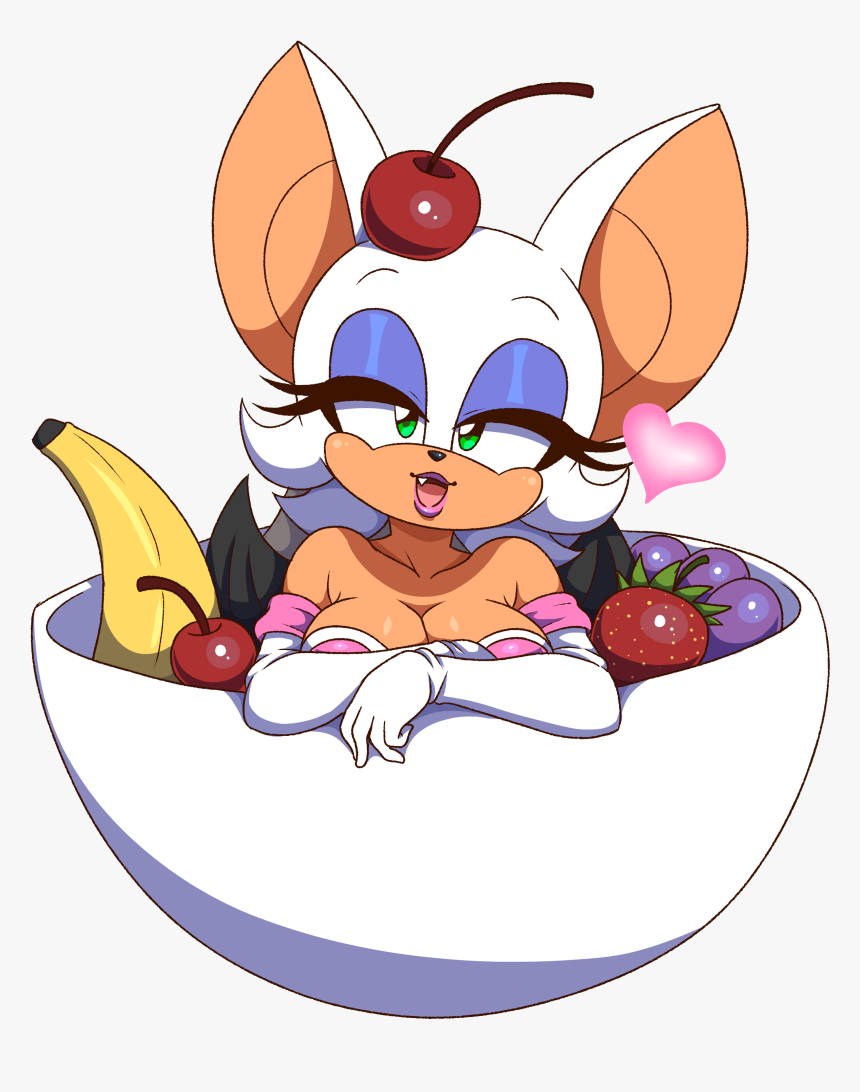 Rouge The Fruit Bat - Sonic The Hedgehog, HD Png Download