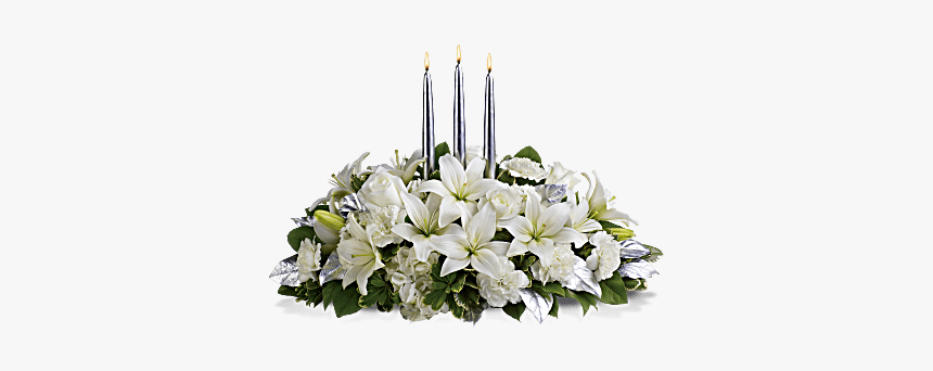 Teleflora Silver Elegance Centerpiece, HD Png Download