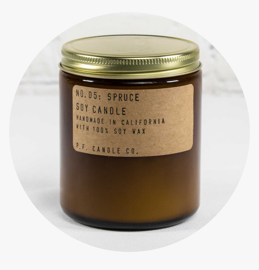 Spruce Scented Soy Candle - Candle, HD Png Download