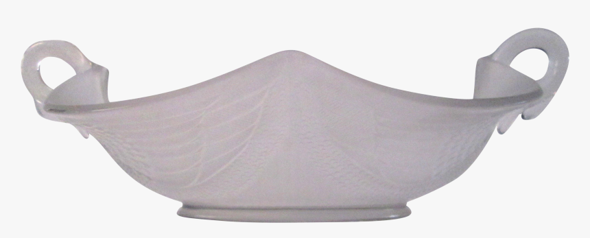 Art Deco Frosted Glass Swan Centerpiece Bowl On Chairish - Chair, HD Png Download