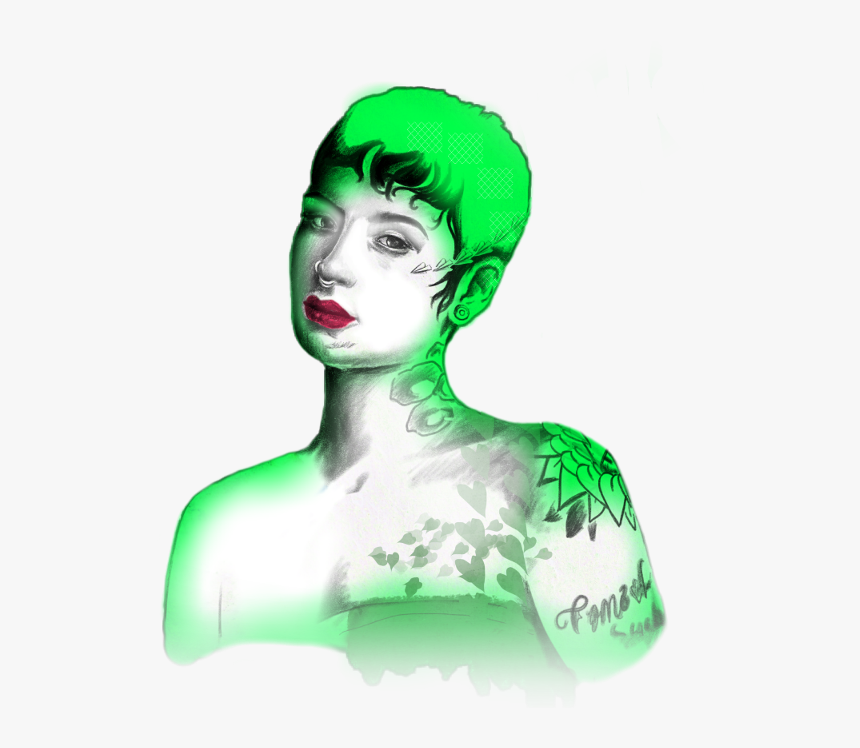 #kehlani #woman #portrait - Illustration, HD Png Download