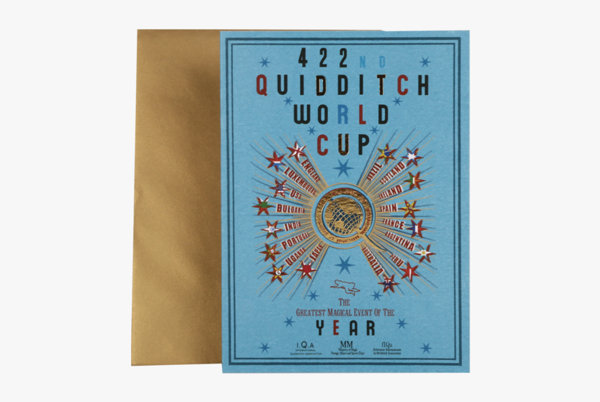 422nd Quidditch World Cup Poster Blue, HD Png Download