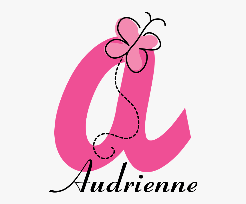 Personalized Monogram Letter A Butterfly Note Card, HD Png Download