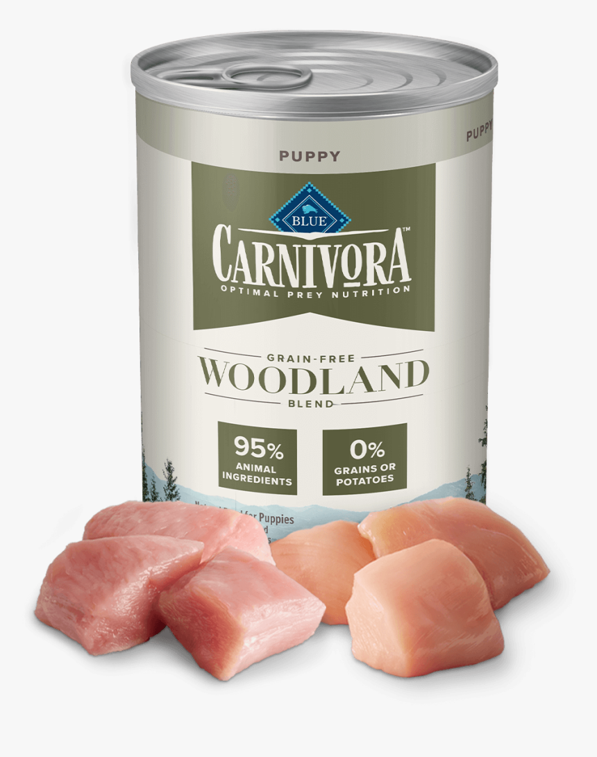 Blue Carnivora Puppy Protein-rich Woodland Blend Recipe - Grain Free, HD Png Download