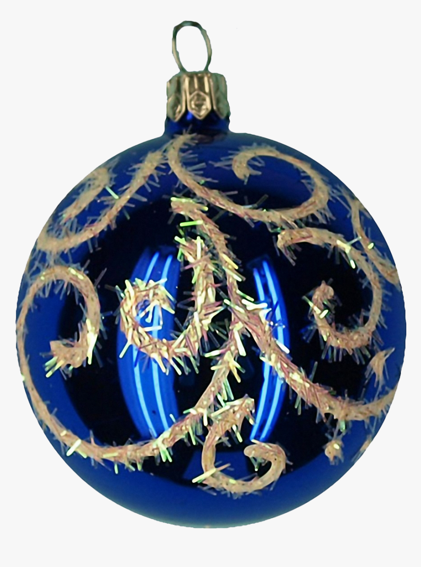 Bola De Navidad Azul Png, Transparent Png