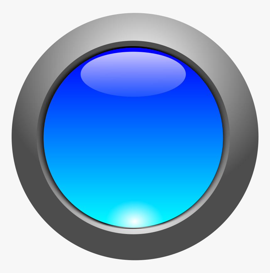 Free Clipart Sphere Wezel - Blue Metallic Circle Png, Transparent Png