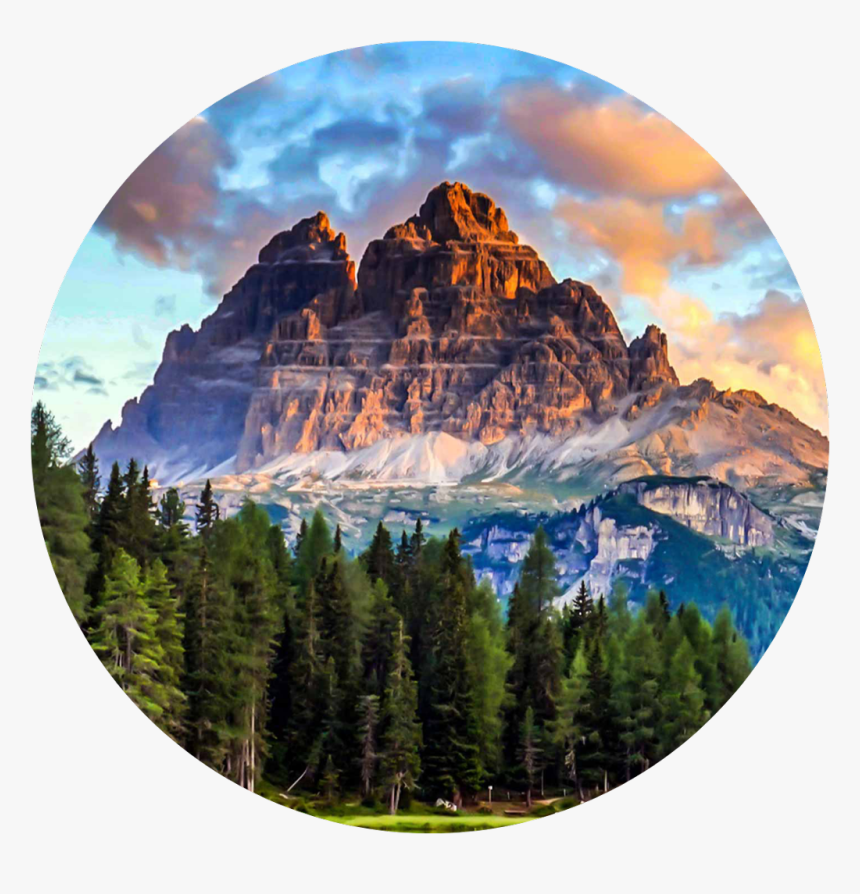 #freetoedit #mountain #trees #greentrees #mountains - Instagram, HD Png Download