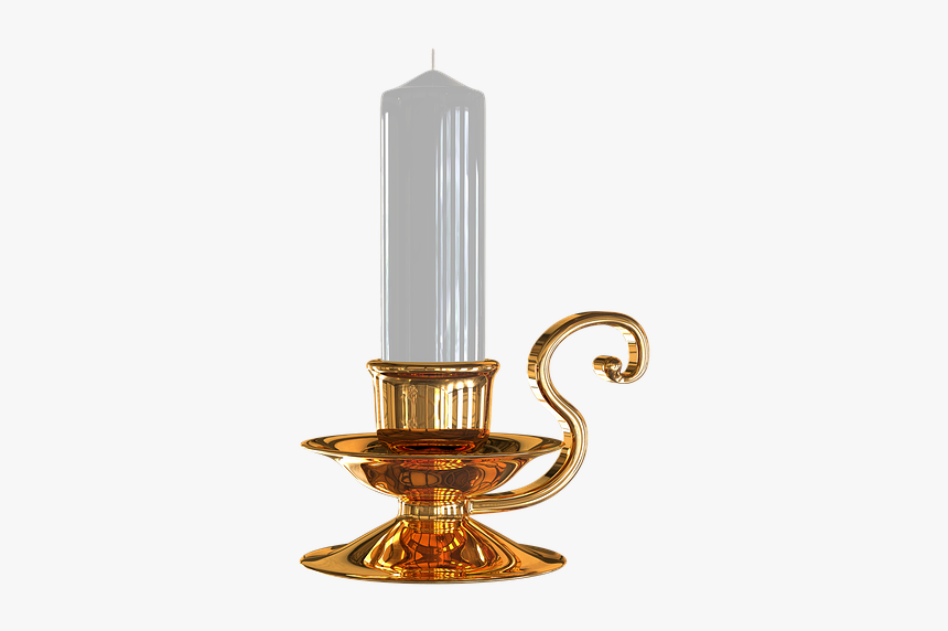 Candle Holder With Candles, Transparent Background - Candle Holder Transparent Background, HD Png Download