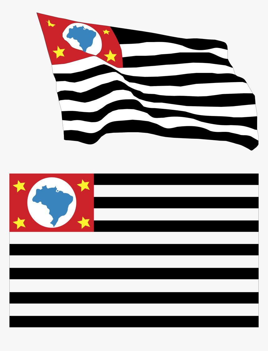 Bandeiras Sp Logo Png Transparent - Bandeira Estado De São Paulo, Png Download