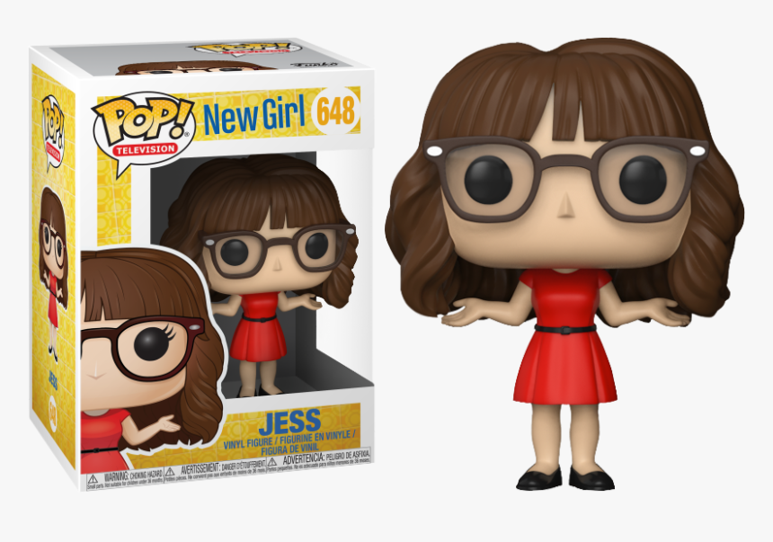 Jess Pop Vinyl Figure - Jess New Girl Funko Pop, HD Png Download