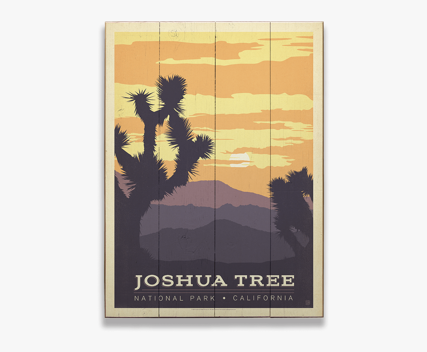 Joshua Tree Vintage Poster, HD Png Download