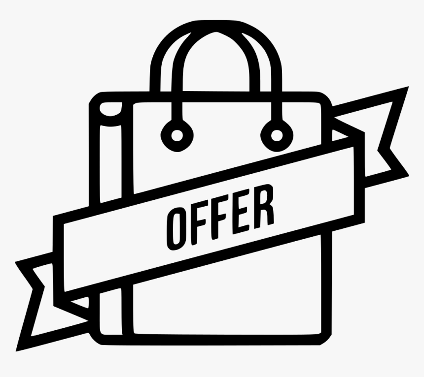 Offer Ribbon Png - Cart Icon Bag Png, Transparent Png
