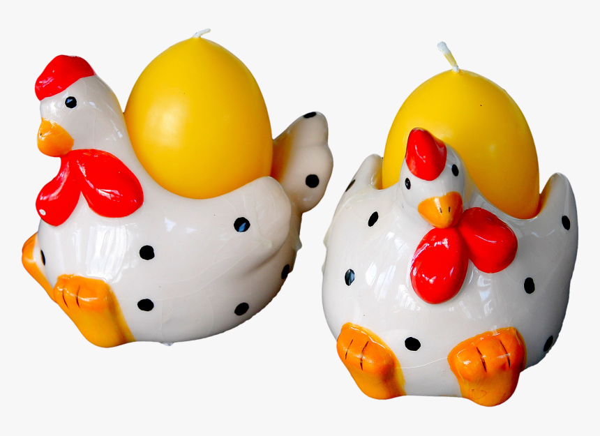 Free Funny Easter Chicken Egg Candle Holders Png Image - Funny Candle Holders, Transparent Png