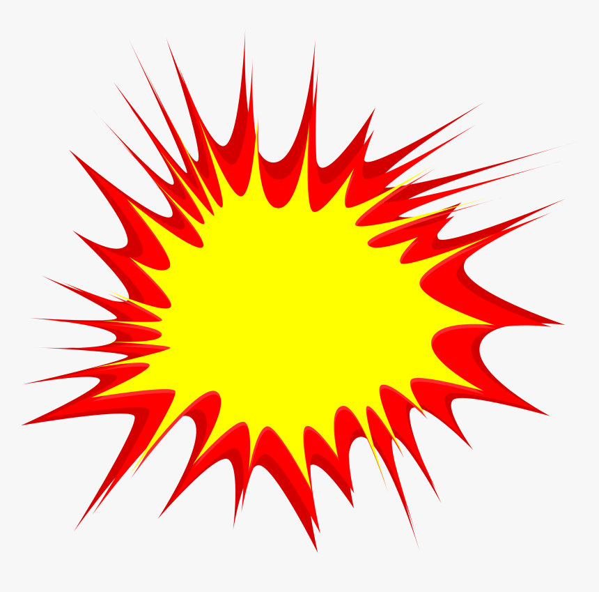 Transparent Boom Clipart - Transparent Explosion Clipart, HD Png Download