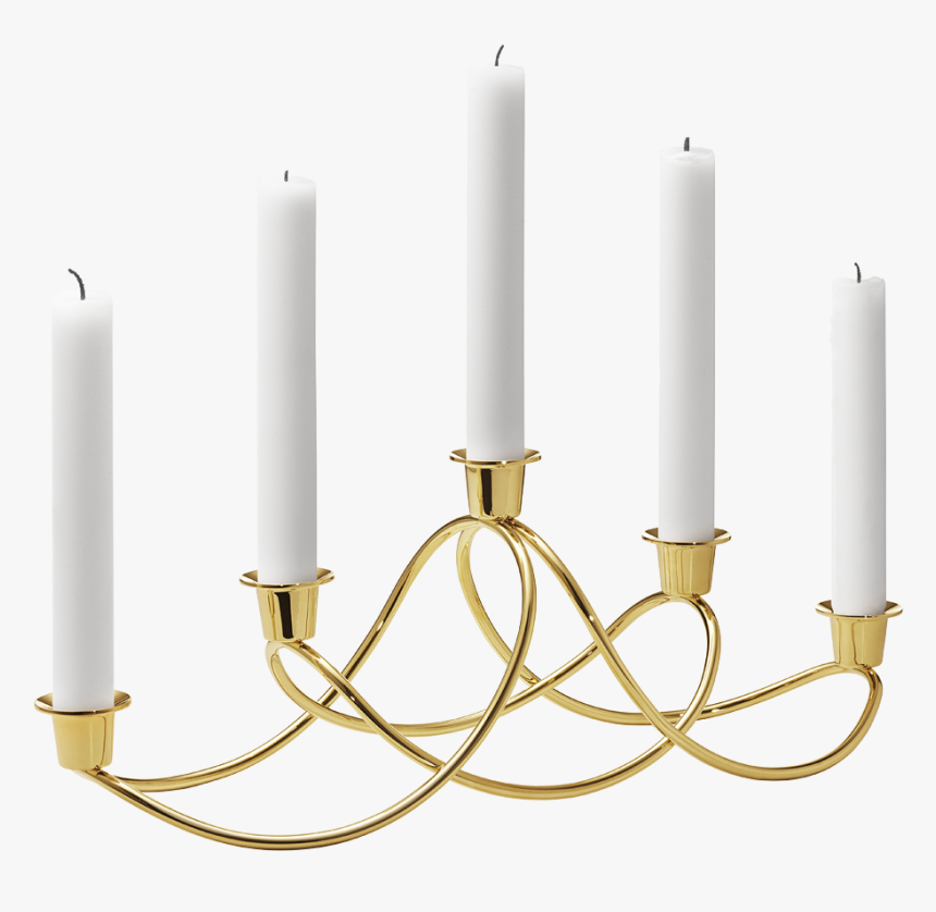Harmony Candleholder, Gold Plated Jensen Denmark Candle Holder