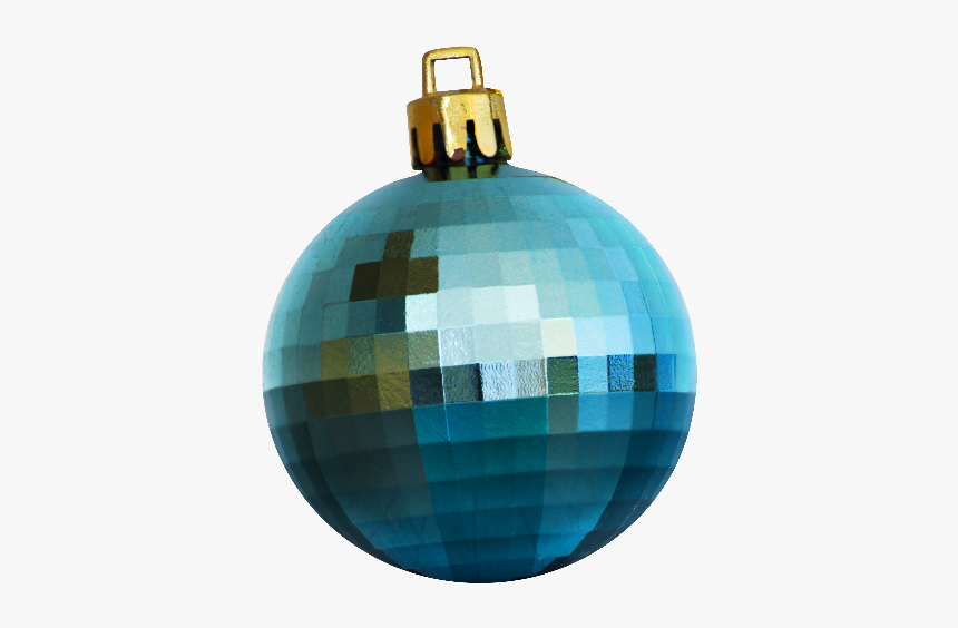 Christmas Ball Png - Png Blue Christmas Tree Decor, Transparent Png