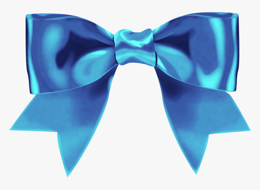 3d Free Ribbon [png] Png - Blue Bow Ribbon Png, Transparent Png
