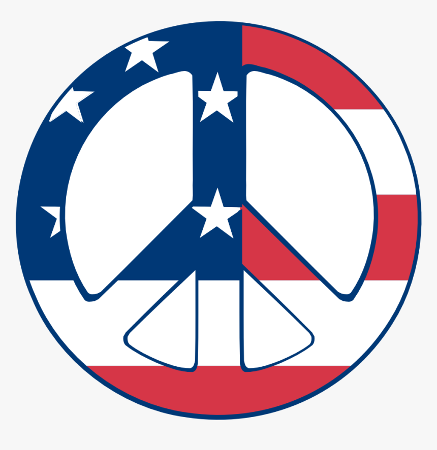Us Flag Peace Sign 2 Drapeau Bandiera Bandeira Flagga - American Flag Cornhole Bags, HD Png Download