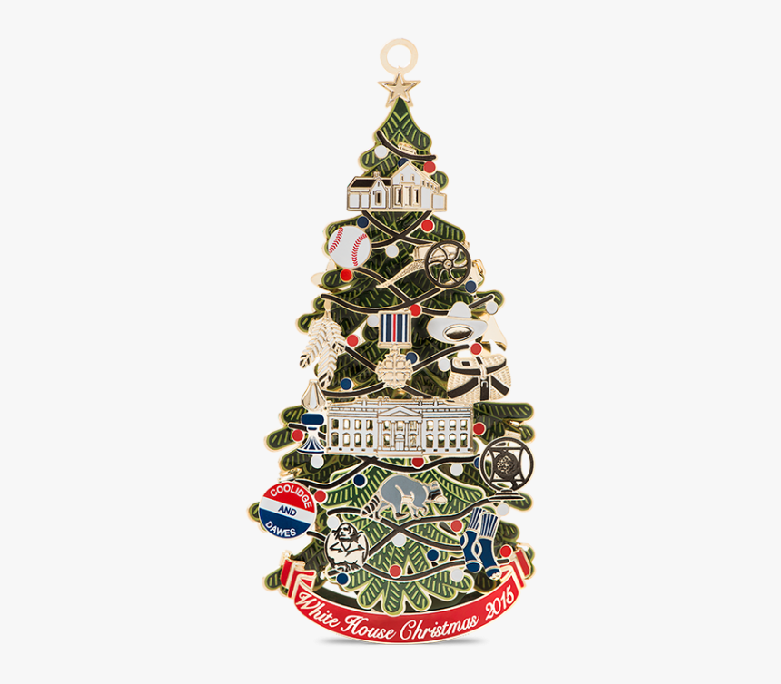 2015 Ornament Front - White House Christmas Ornament 2015, HD Png Download
