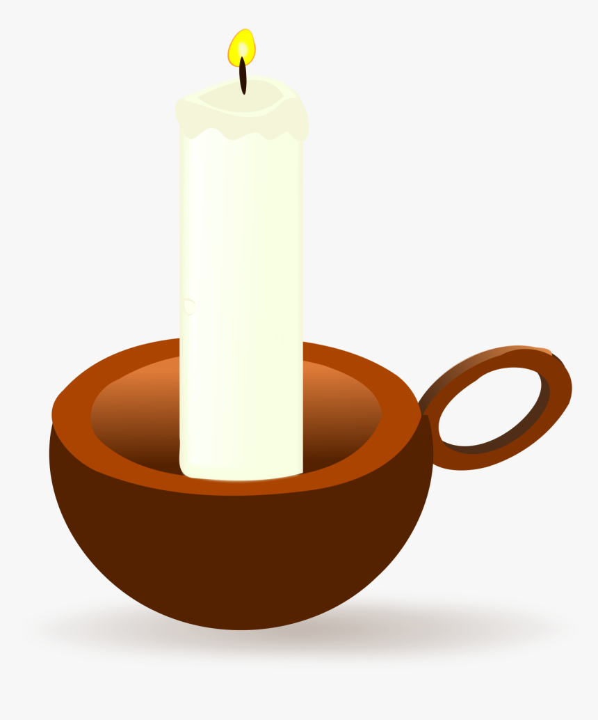 Candlestick Clip Arts - Candle, HD Png Download