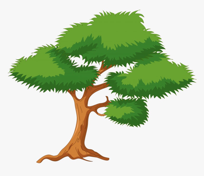 Tree Clipart Cartoon Download - Transparent Cartoon Tree Png, Png Download