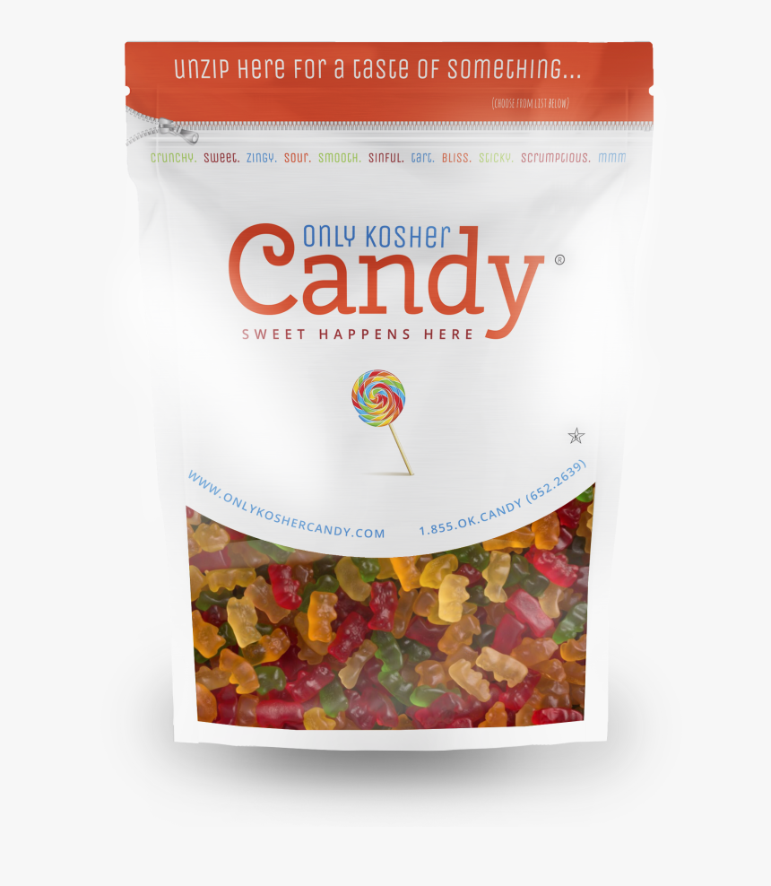 Transparent Gummy Bears Png - Black Sour Jelly Beans, Png Download