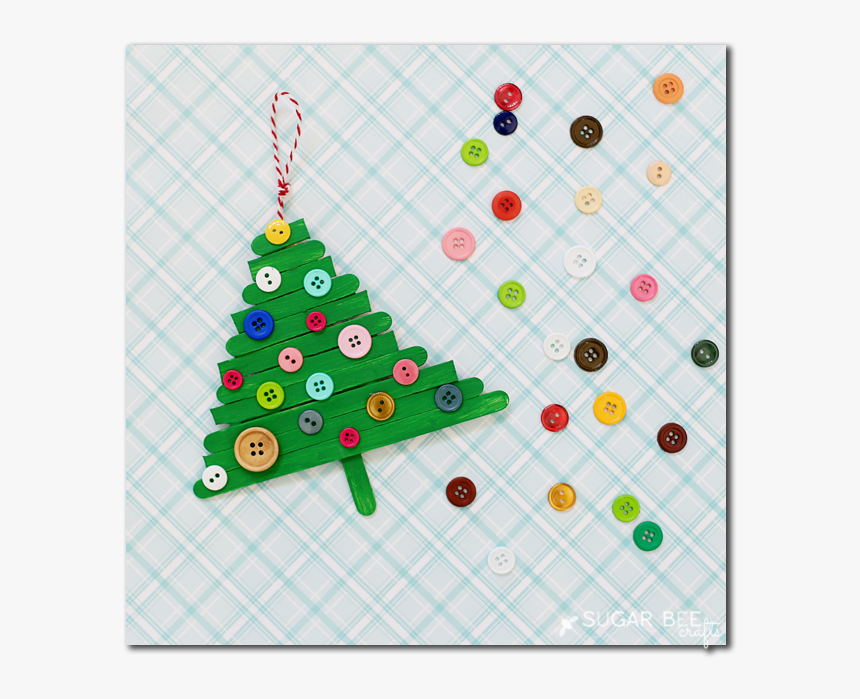 Popsicle Holiday Kids Craft - Christmas Tree, HD Png Download