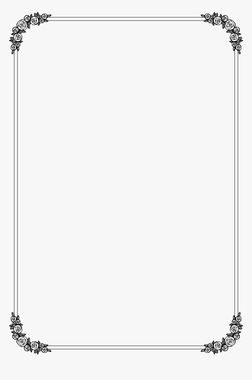 Transparent Background Page Borders Png, Png Download