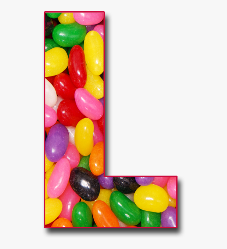 Transparent Beans Png - Letter L Jelly Beans, Png Download