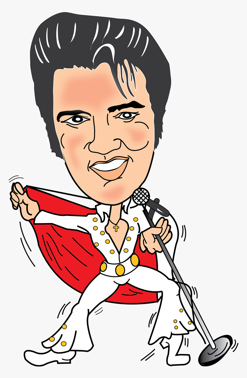 Clip Art Caricature Clipart - Elvis Clipart, HD Png Download