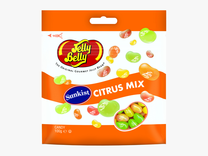 Jelly Belly Citrus Mix - Sunkist Citrus Jelly Belly, HD Png Download