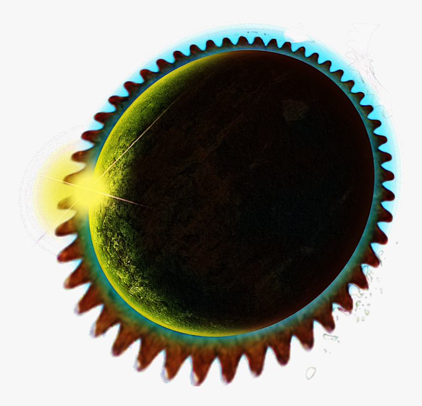 #planet #ring #gear #perspective #freetoedit - Saw Blade, HD Png Download