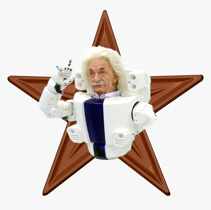 Einstein Robot Barnstar - Global Warming Png, Transparent Png