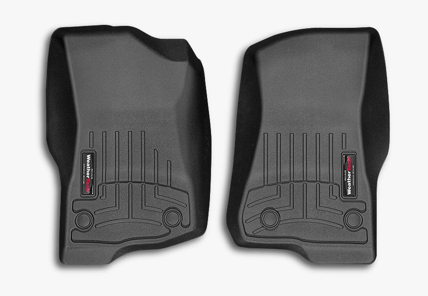 Weather Tech Floor Liners In Black, Front For 18-up - Floor, HD Png Download