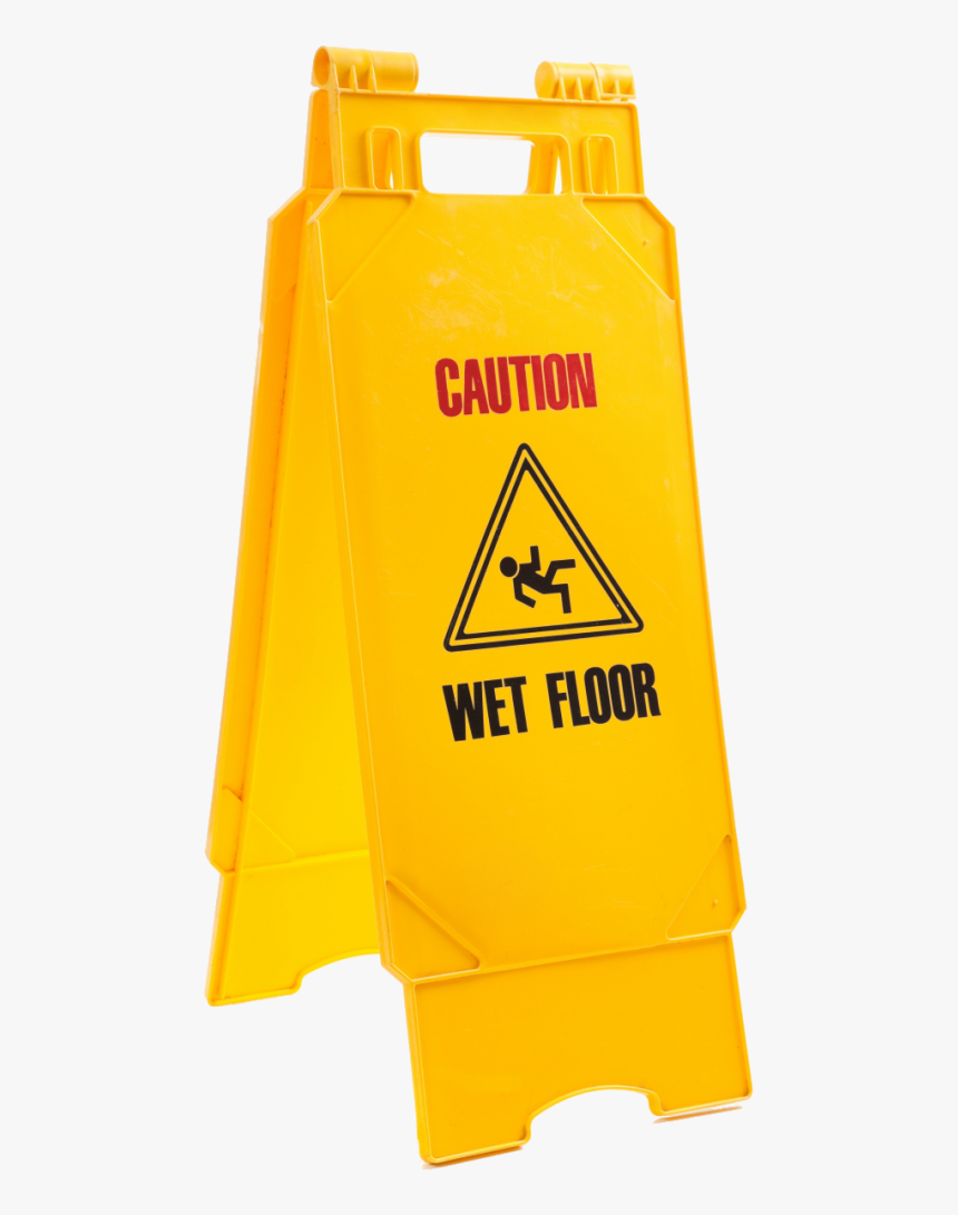 Caution Wet Floor - Caution Wet Floor Sign, HD Png Download